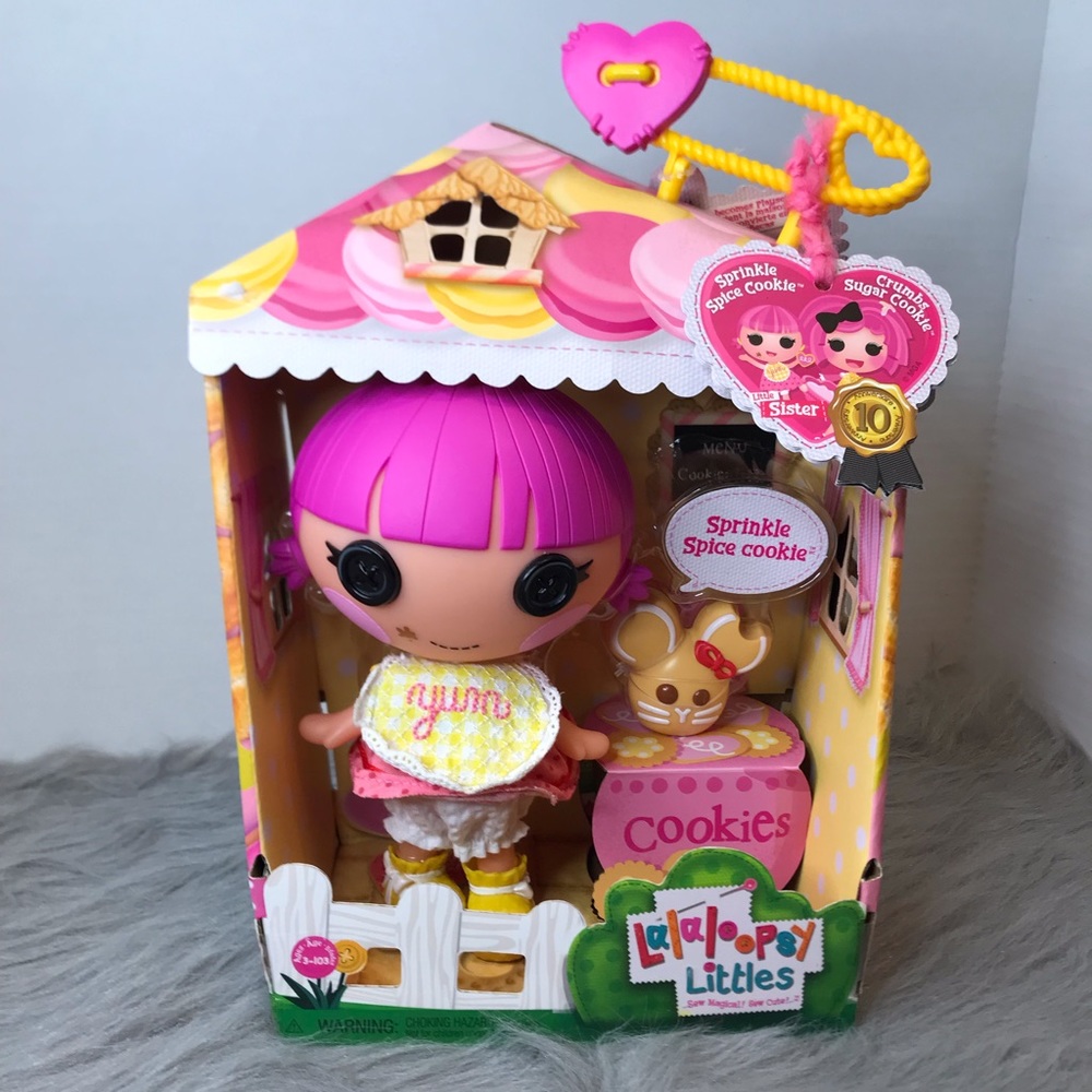 Lalaloopsy Littles Doll Sprinkle Spice Cookie with Pet Cookie Mouse Playset